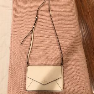 Kate spade small white shoulder purse